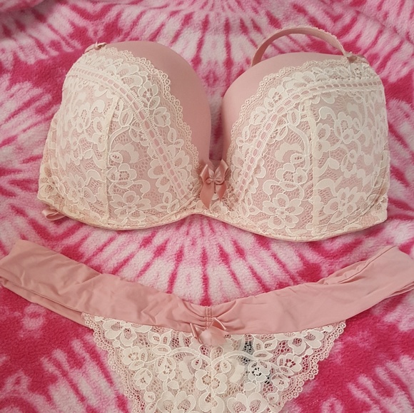!!!SOLD!!!36DDD Pink with light pink lace - Picture 1 of 3